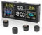 Avutrel Tyre Pressure Monitoring Systems TPMS Wireless Solar Real-Time Tyre Pressure Monitor with 4 External Sensor 5 Alarm Modes for Cars SUVs RVs Trailers Van