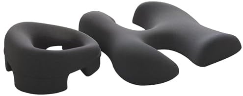 Ruwshuuk Bauchlagenkissen - Gesichtsstütze - Verstellbare Memory Foam Kopfauflage Weich Für Frauen Männer Bauchschlafen Zuhause Wellness Schlafzimmer