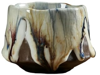 Handgefertigte Ruyao Master Cup Keramik Japanische Tee-Zen-Herz-Tasse