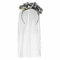 Boland 72126 - Serre-tête de mariée zombie avec voile, roses et têtes de mort - Costume gothique, carnaval, fête à thème, Halloween