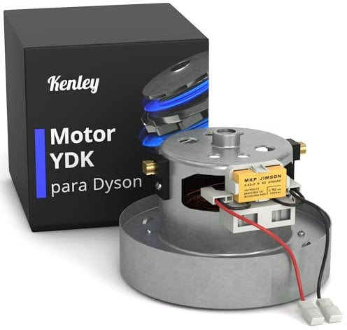 Kenley Original 240V YDK Tipo de Motor para la Aspiradora Dyson DC05 DC08 DC08i DC11 DC19 DC20 DC21 DC29 para Todo los Tipos de Suelos - Incluye Control Térmico de Sobrecalentamiento