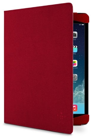 Belkin F7N053b2C01 Etui folio classique pour iPad Air Rouge