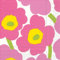 Ideal Home Range Papierservietten, 3-lagig, 20 Stück, Hellrosa Unikko