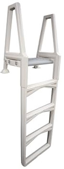 Confer 63552X Sturdy 46 to 56 Inch Adjustable Above Ground Swimming Pool Ladder