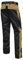 strongAnt Pantalón de Trabajo para Hombre, pantalón Cargo de Lona - Negro-Beige. Talla: 44