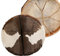 Shamandrum Ø 40 cm Rahmentrommel im mysevendo Set Rund Ziegenhaut Behaart Shaman Drum Goat Skin inkl. Stick