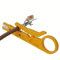 CABLEPELADO Pelacable insertadora Krone, Pelador de Alambre, Pelacables de bolsillo, Insertadora cable de red, Herramienta IDC, RJ45/ 110 IDC, Apto para cable red UTP y telefonico.