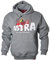 ASTRA St. Pauli-Brauerei Hoodie Unisex, bequemer Pullover mit Kapuze, Cooler Kapuzen-Pulli mit Aufdruck, für Damen & Herren, Grauer Sweater aus St.Pauli (XS)