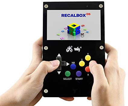 GamePi43 Accessories Kit for Raspberry Pi 4B/3B+/3B/2B/B+ Portable Retro Video Handheld Game Console with 4.3inch IPS Display 800x480 Pixel 60 fps Smooth Gaming Experience Speaker Earphone Jack