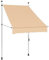 Markise Einziehbar Handbetrieben 100 cm Orange/Weiß Gestreift