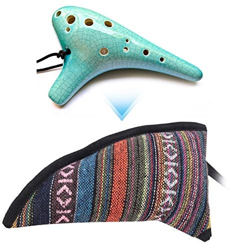 Aufbewahrungstasche, schöne Ocarina-Tasche, Instrumentenzubehör für die Heimschule Ocarina
