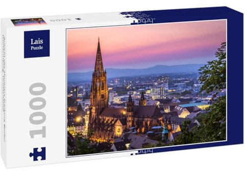 Lais Puzzle Ansicht des Münsters Freiburg Baden Württemberg, Deutschland 1000 Teile