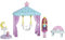 Barbie Dreamtopia, Chelsea Puppe mit rosa Haaren, gelbe Einhornkrone, rosa Einhornkatze, Wolken und Sterne Fantasieschaukel, Accessoires, Geschenk für Kinder, Spielzeug ab 3 Jahre,HLC27