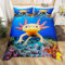 Axolotl Bettbezug Kawaii Axolotl Bettwäsche-Set Ozean Meer Tröster Bezug für Jungen Mädchen Teenager Schlafzimmer Marine Life Sealife Tagesdecke Bezug Einzelbett