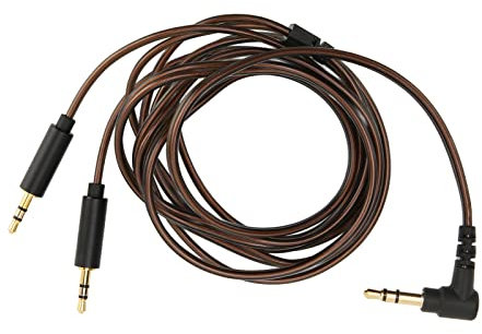 Replacement Cable for 3.5 MM To Dual 2.5 MM Headphones, Eliminates SKin Effect, Made Of Oxygen Free Copper Wire Suitable for He400s He 400I He560 He 350 He1000 He1000 V2 47.2 in