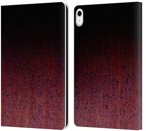 Head Case Designs Offizielle PLdesign Ombriert Holz Und Rost Drucke Leder Brieftaschen Handyhülle Hülle Huelle kompatibel mit Apple iPad 10.9 (2022)