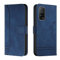 Bravoday Hülle für Xiaomi Mi 10T 5G / Xiaomi Mi 10T Pro 5G, PU Ledertasche Handyhülle Flip Schutzhülle Kompatibel mit Xiaomi Mi 10T 5G / Xiaomi Mi 10T Pro 5G, mit Kartenfäch & Kickstand, Blau