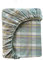 Bettlaken mit Gummizug Kariert Spannbettlaken Boxspringbett Spannbetttuch for Mädchen Jungen Teenager Erwachsene 100% Gewaschene Baumwolle (Color : B, Size : 150x200+20cm)