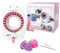 WEIKUELE Strickmaschine 22 Nadeln, Smart Weaving Loom Round Spinning Strickmaschinen, Knitting Board Roating Double Loom, for Adults or Kids Knit Scarf Hat Socke,22f3