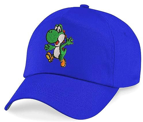 Blondie & Brownie Kinder Baseball Cap, Yoshi, Royalblau