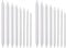 PATIKIL Art Blenders, 2 Set 8 Size Paper Art Blenders Blending Stump Sketch Art Drawing Pencil for Artist Drawing Shading, White