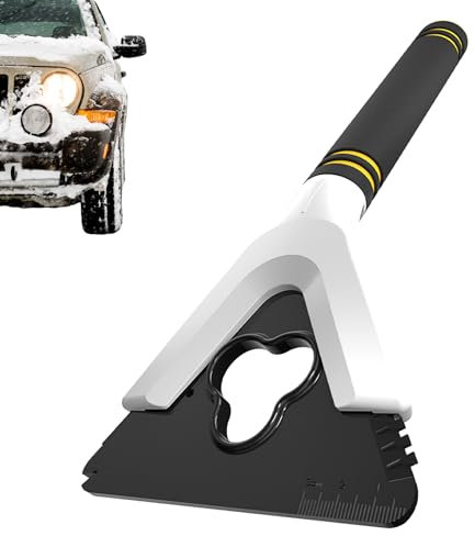 Schneeschaufel Schaber | Dreieck Schaufel Mehrzweck Windschutzscheibe Eiskratzer | Fahrzeuge Reinigungswerkzeug für, LKW, Geländewagen, Minivan, Wohnwagen Eubeisaqi
