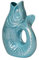 Pad Monsieur Carafon, Fisch -Vase/Krug/Kanne, Größe L, 2, Liter, Größe 21x31x12 cm, geräuschlose Karaffe in Rainbow Farben (Rainbow Ocean)