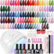 Phoenixy Gel Nail Polish, 36 Colours Gel Nail Polish Set with Lamp Starter Kit, 40 Pcs UV Nail Polish with Top Base Coat and 48W Manicure Lamp, Manicure Gift Kit Nail Varnish Sets for Women
