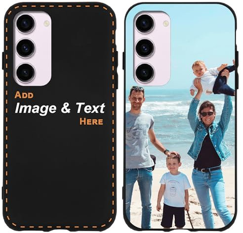 CoverHeld Handyhülle kompatibel mit Samsung Galaxy S20 FE Hülle selbst gestalten aus Silikon Hülle schwarz mit deinem Bild/Design personaliseren und einzigartig Machen - Schwarze Silikonhülle