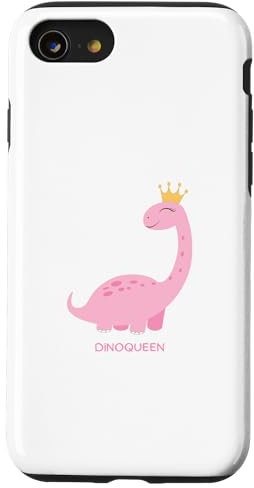 iPhone SE (2020) / 7 / 8 dinosaur pink queen Case