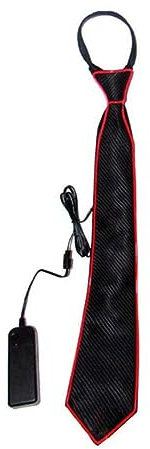 Yardenfun Partylicht Led Leuchtende Krawatte Blinkende Krawatte Kostüm Zubehör Für Party Mit An Dauerlicht Schnelles Blinken Langsames Blinken Für Halloween Weihnachten Rave-partys