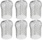 XIAQICA 6pcs Grille Anti Feuille pour Gouttière, Métal Crapaudine de Gouttière Protection Gouttiere Anti Feuille Extensible pour Tuyaux de Toit, Pluvial pour Filtrer les Feuilles Branches