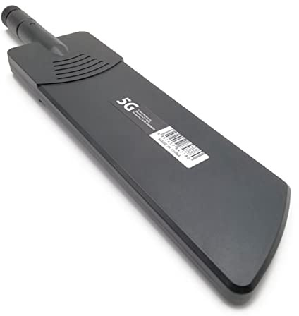 Sessleger Router 600-6000 MHz, flexibel, biegbar, ohne 2G 3G GSM GPRS 4G 5G Hohe Verstärkung LTE Signalverstärker 40 DBi WLAN-Antenne, Schwarz A