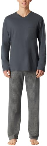 Schiesser Herren Schlafanzug Lang - Nightwear Set Pyjamaset (1er Pack)