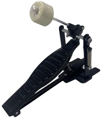 XJKLBYQ Bass -Drum Pedel mit Schläger, Aluminiumlegierungdrumpedal, Kick -Pedal, Ersatzbass, langlebiges Accessoires