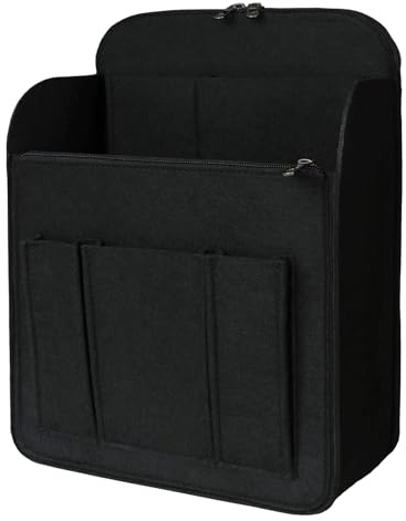 Backpack Organizer Insert, Mehrfachpocket-Organisation, 24x12x30 Cm, Filzbeutel Organizer, Umhängetaschenlager, Platzsparendes Design, Für Elektronik, Regenschirm, Flaschen, Kosmetik, Reisen, Arbeiten