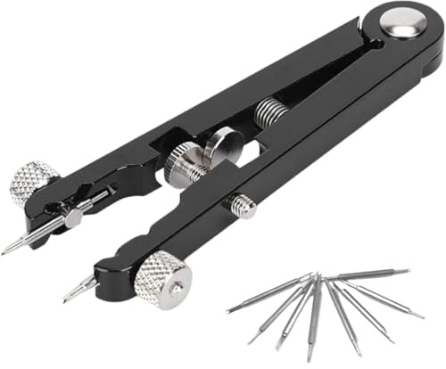 Lyivisk Uhrenarmband Werkzeug, Federstegwerkzeug Set, Typ Uhrenarmband Federstegzange auf Aluminiumlegierung mit Robusten 8 Spitzen, für präzise Reparaturen