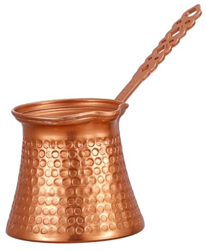 Teiera turca, caffettiera turca Caffettiera vintage in rame da 330 ml con manico per tè al burro al latte