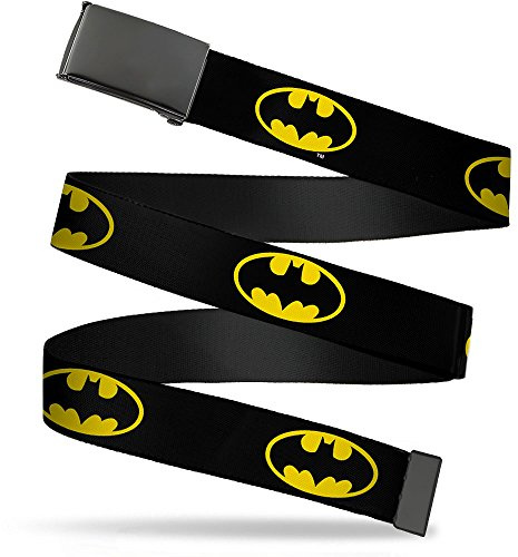 Buckle-Down - Belt Web Belt Batman 1.5 mens 1.5 Wide/Fits up to 42 Pant Size