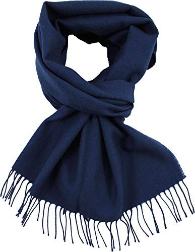 Sciarpa sciarpa tessuta pianura alla moda benzina 100% lana (merino) F31