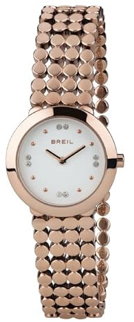 Breil Orologio TW1767 DONNA SILK quadrante MONO-COLORE BIANCO movimento SOLO TEMPO - 2 LANCETTE QUARZO e BRACCIALE ACCIAIO COLORATO ROSA