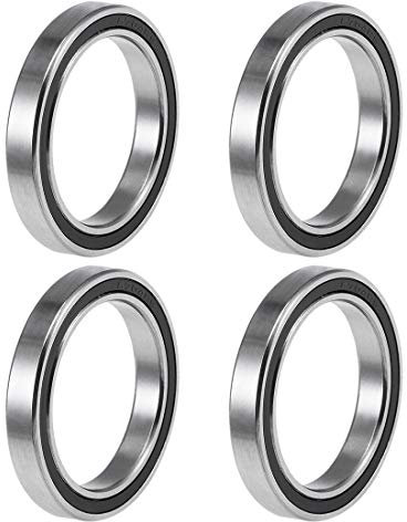 sourcing map 4 Stücke Doppelt Abgedichtet Kugellager Kugellager Set Rillenkugellager 6704-2RS Z2 20mm x 27mm x 4 mm Chromstahl kugellager groß Skateboard Bearings Skateboard Kugellager
