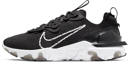Nike Herren React Vision Sneaker, Black/White-Black, 46 EU