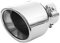 Universal Auspuffblende Endrohr Sport Schalldämpfer Edelstahl 58 mm Chrom
