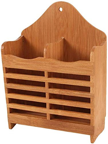 Soporte Para Escurridor De Cubiertos De Madera De Bambú Para Tenedores, Cucharas, Cuchillos, Soporte Para Utensilios De Cocina