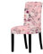 QHDXL Stuhlhussen 6er Set Pinke Rose Stuhlhusse Universal Stretch Stuhlkissen Stretch-Stuhlbezug Elasthan Stuhlüberzug Restaurant Dekor sehr pflegeleicht-Universal