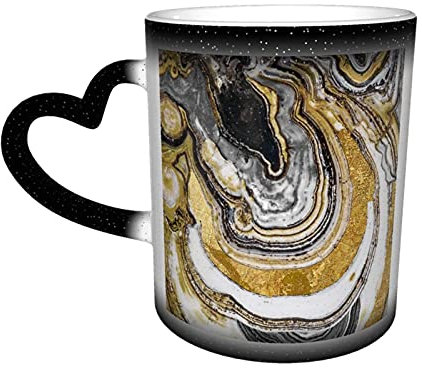 Keramik Tasse Stein Prosa Wärmeempfindliche Farbe ändernde Tasse in den Himmel Kaffeetassen personalisierte Geschenke