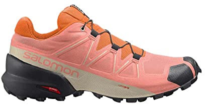 Salomon Speedcross 5 Damen Trail Running Schuhe, Grip, Stabilität, Passform, Blooming Dahlia, 38 2/3