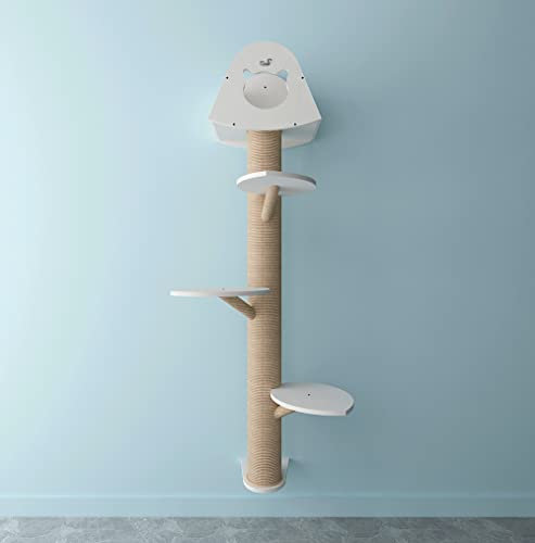 CatS Design Katzen Kletterwand XXL große Katzen stabil- Wandkratzbaum-Wandliege-Wandkratzbrett-Wandpark-Wandstepp-Kratzstamm-Wandelemente-Wand Kratzsäule SW