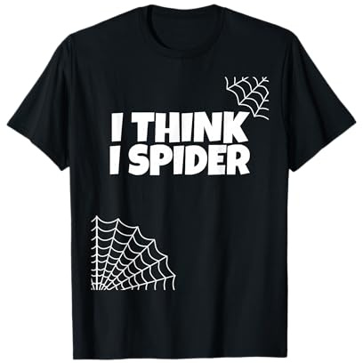 I Think I Spider Lustiges Englisch Deutsch Wortwitz T-Shirt